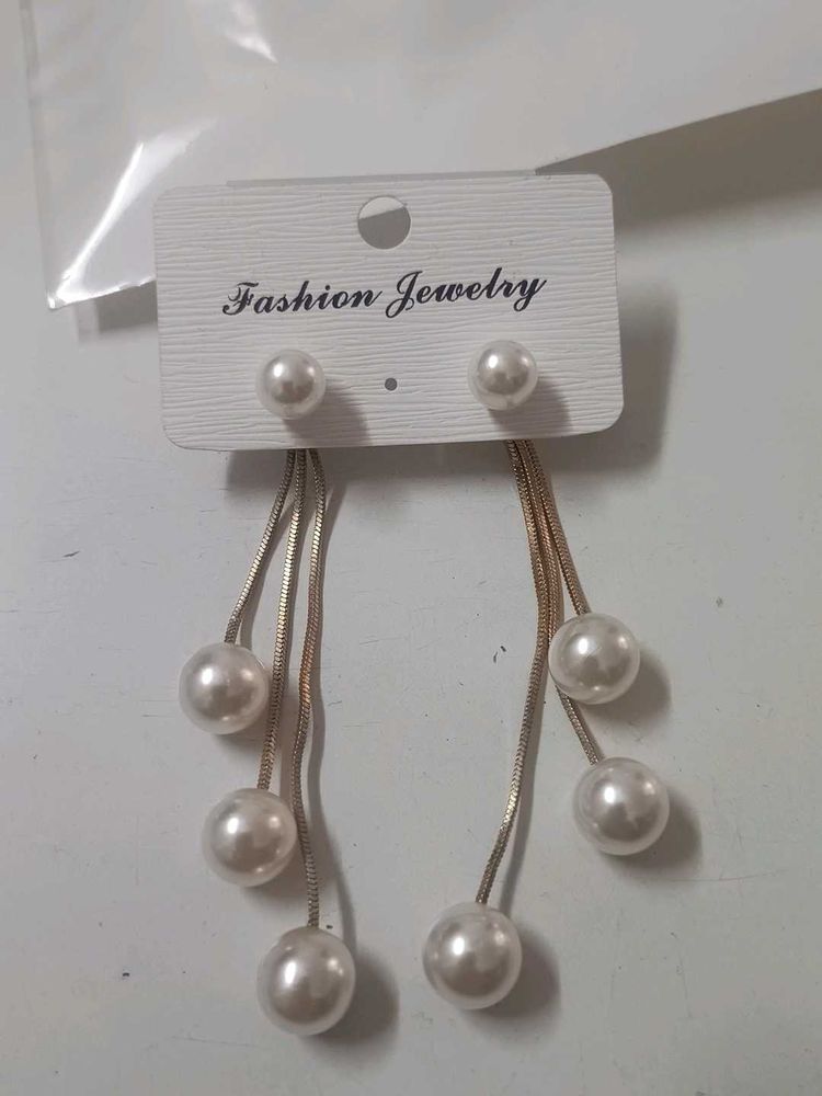 Pearl Dangle Earrings