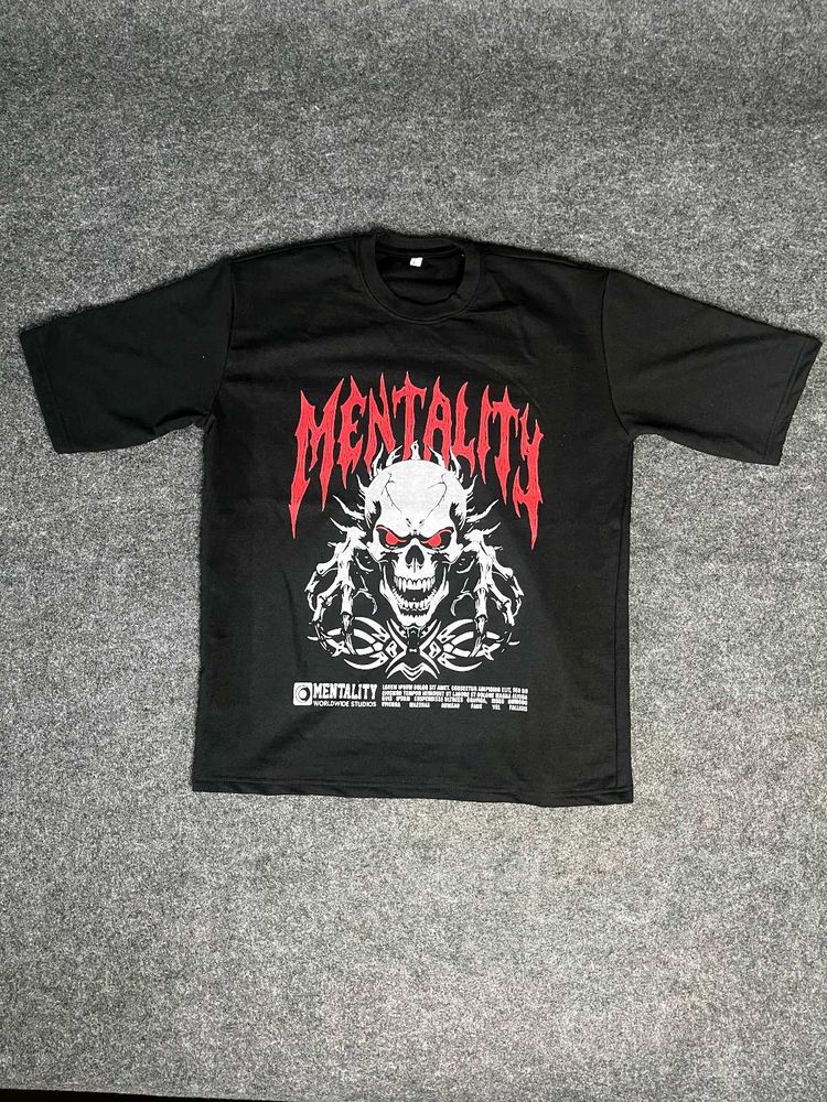 Men's Black 'Mentality' Graphic T-Shirt
