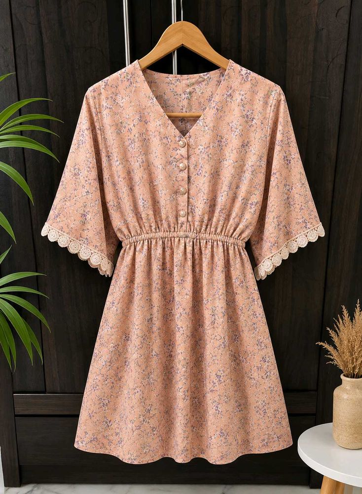 Chic Floral Print Mini Dress