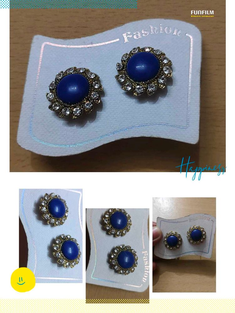 Blue Stone Earrings