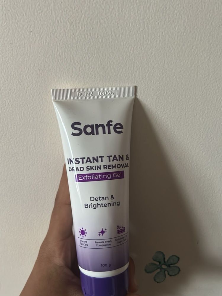 Sanfe Instant Tan &amp; Dead Skin Removal Gel
