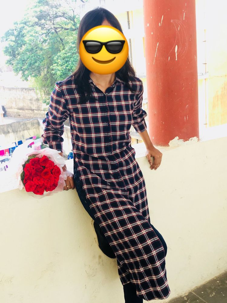 Checkered Long Shirt