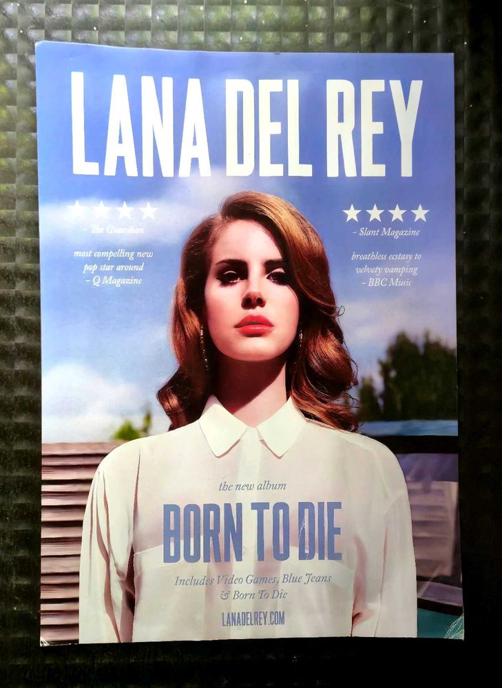 Lana Del Rey Born to Die Album Poster