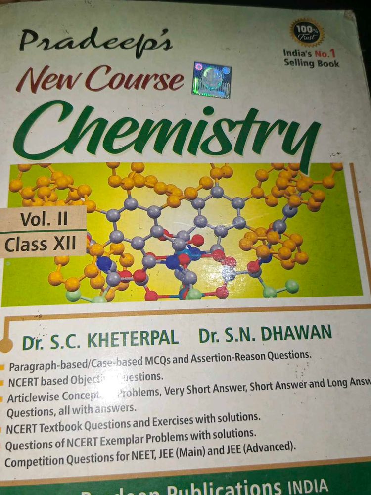 Pradeep's New Course Chemistry Vol. II