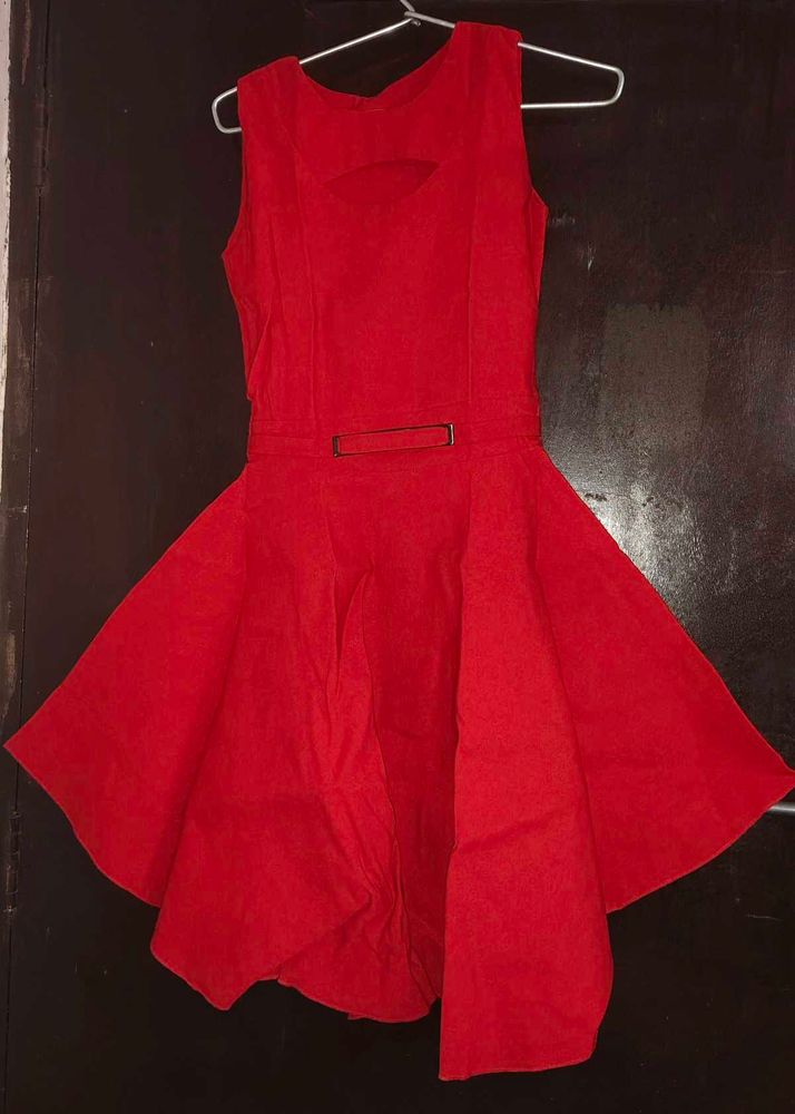 Red Skater Dress