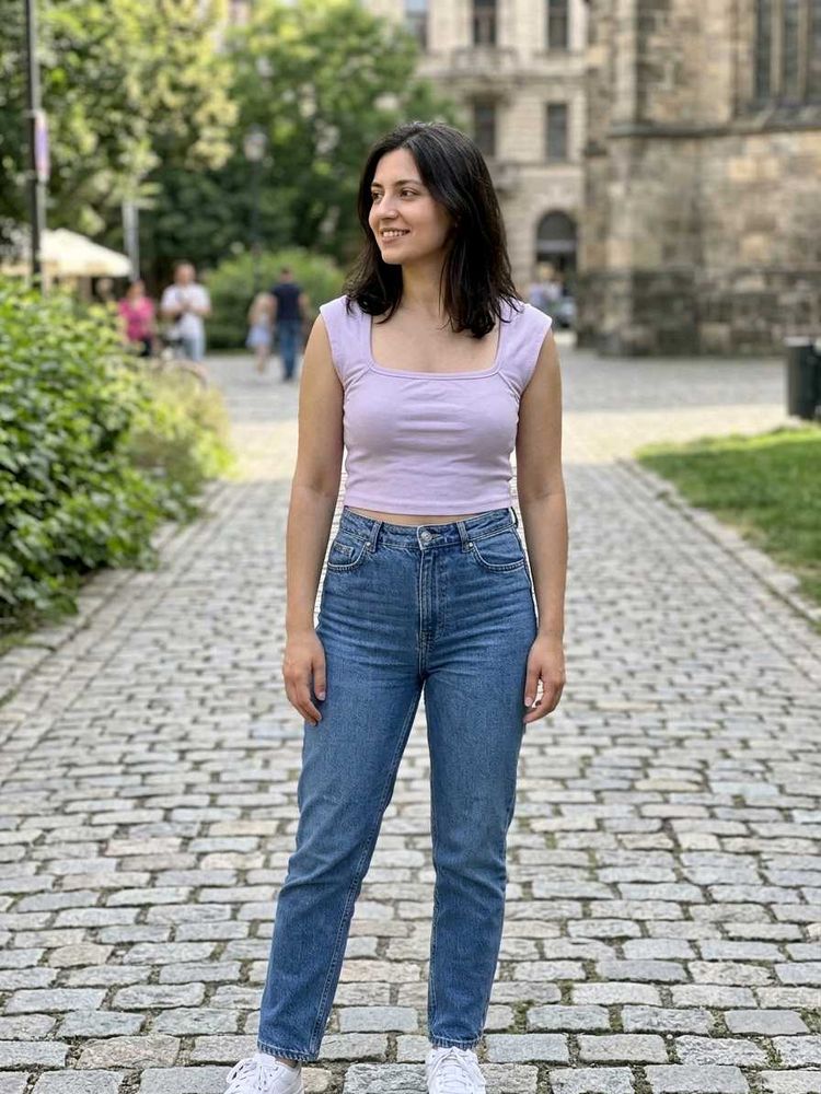 Cute Lilac Crop Top