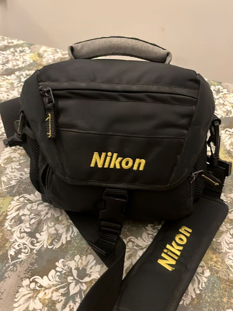 Nikon DSLR Camera Bag With Conpartments For Lens