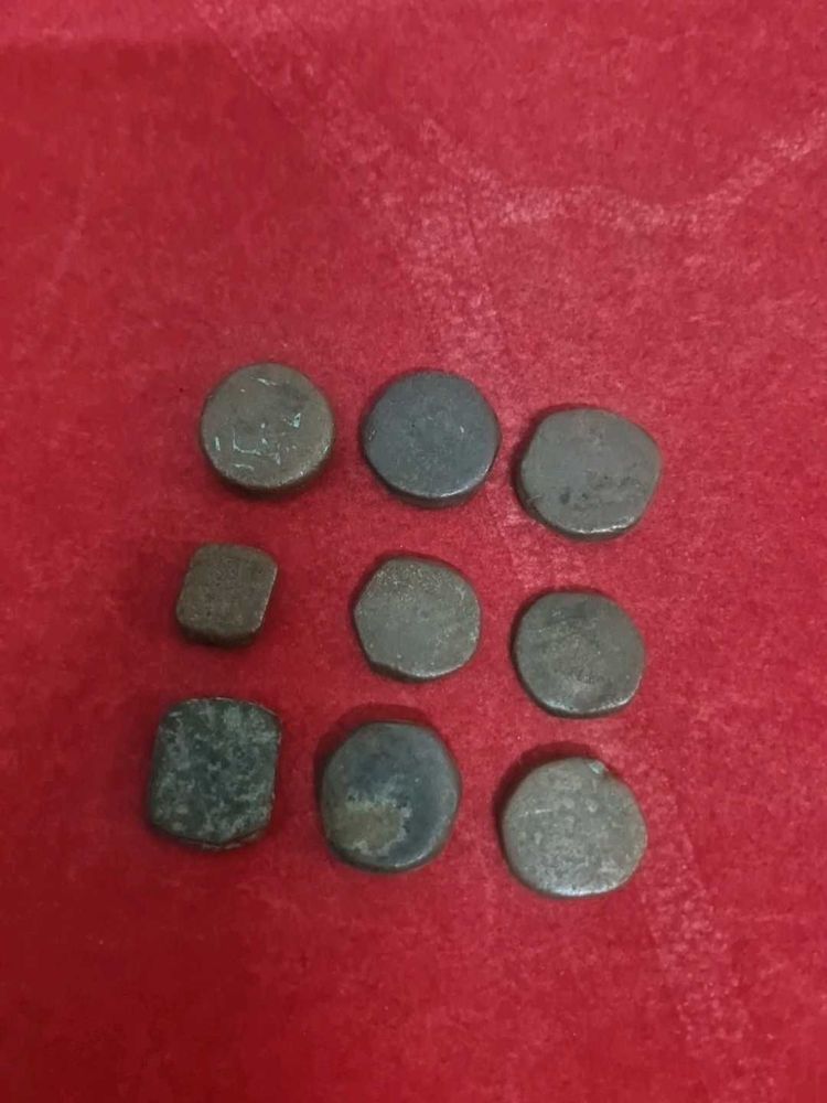 9 pcs Antique Coin Collection