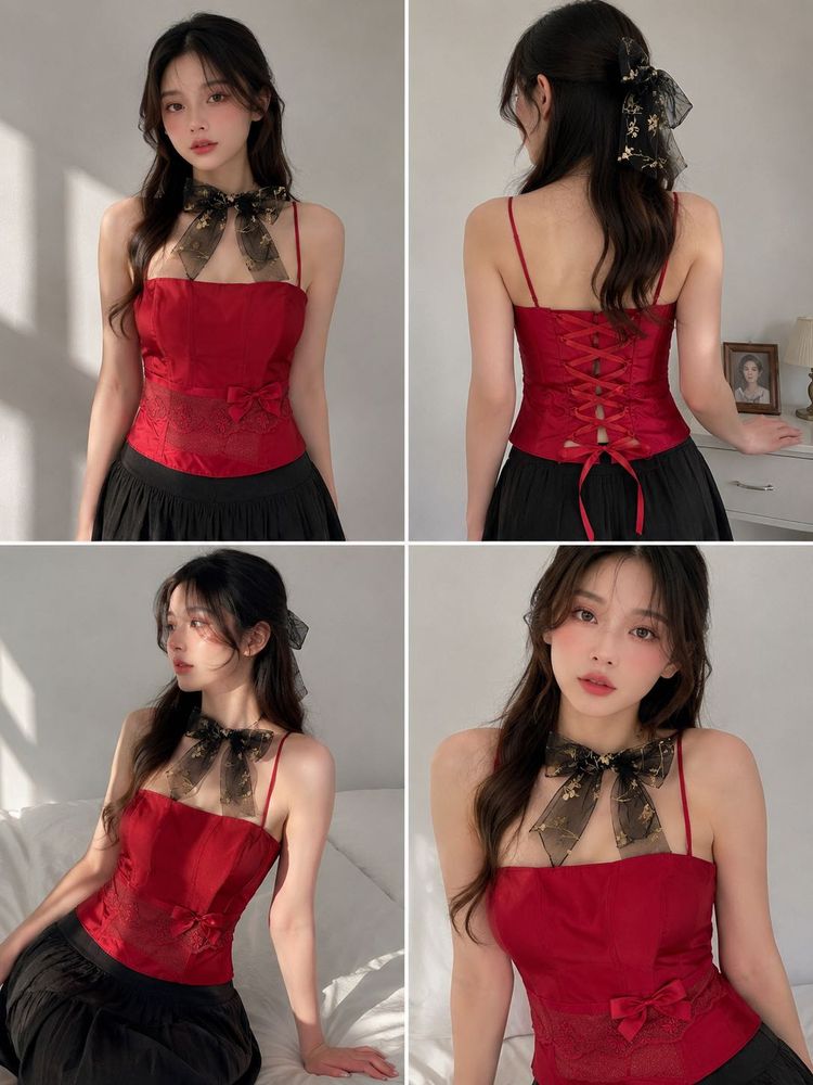Red Corset Top