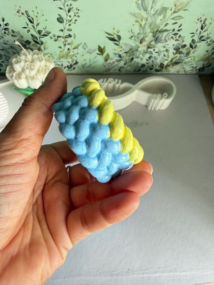 Handcrafted Grape Cluster Candle