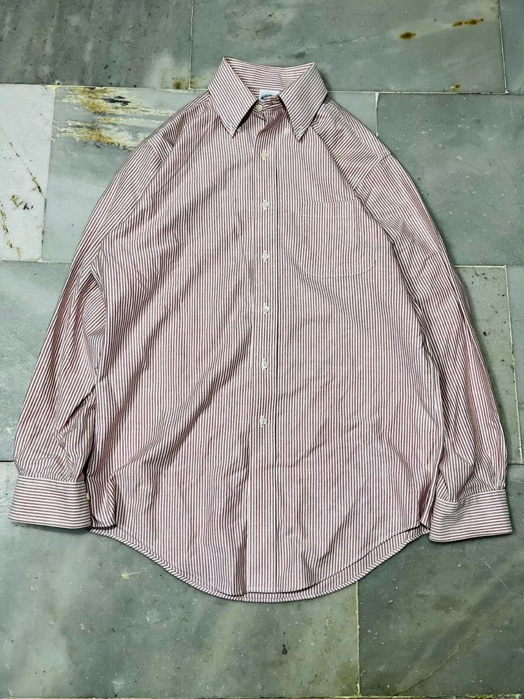 Classic Striped Men's Button-Down Shirt