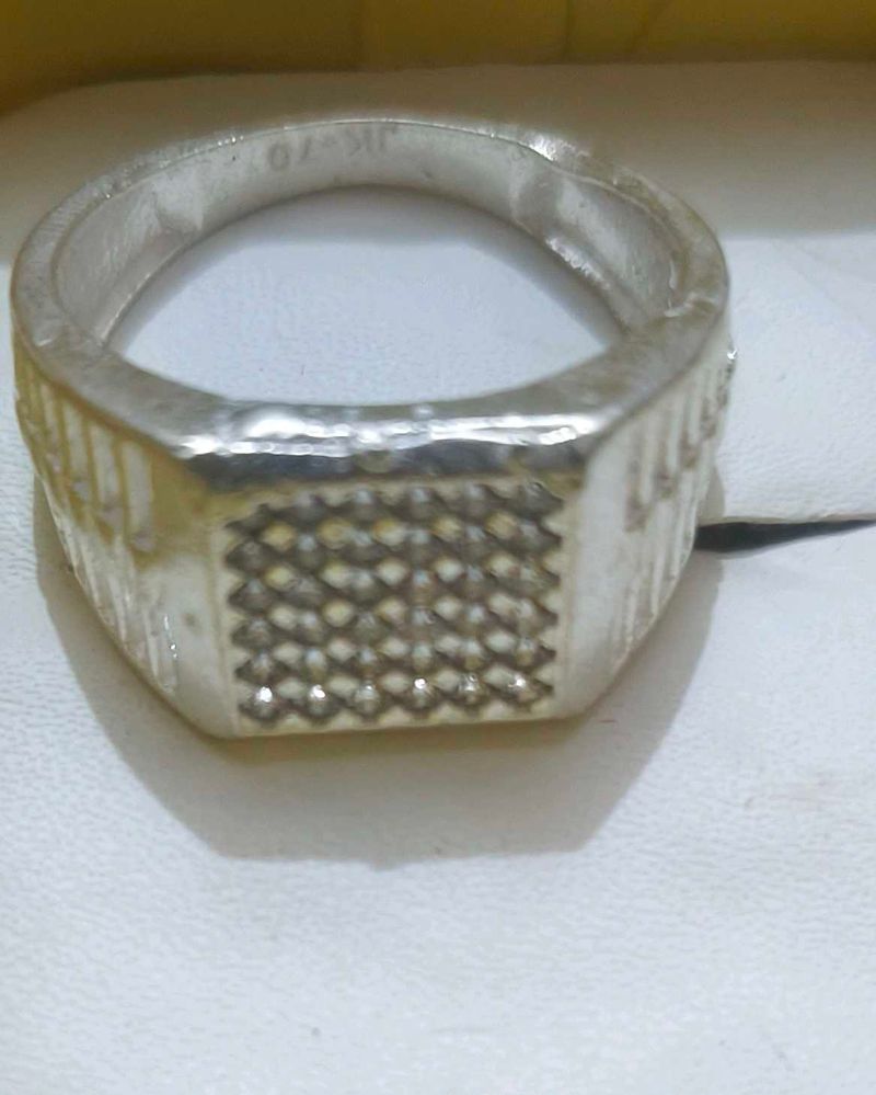 combo of 2 rings for men pure silver