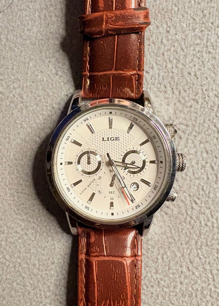 LIGE Men's Chronograph Watch