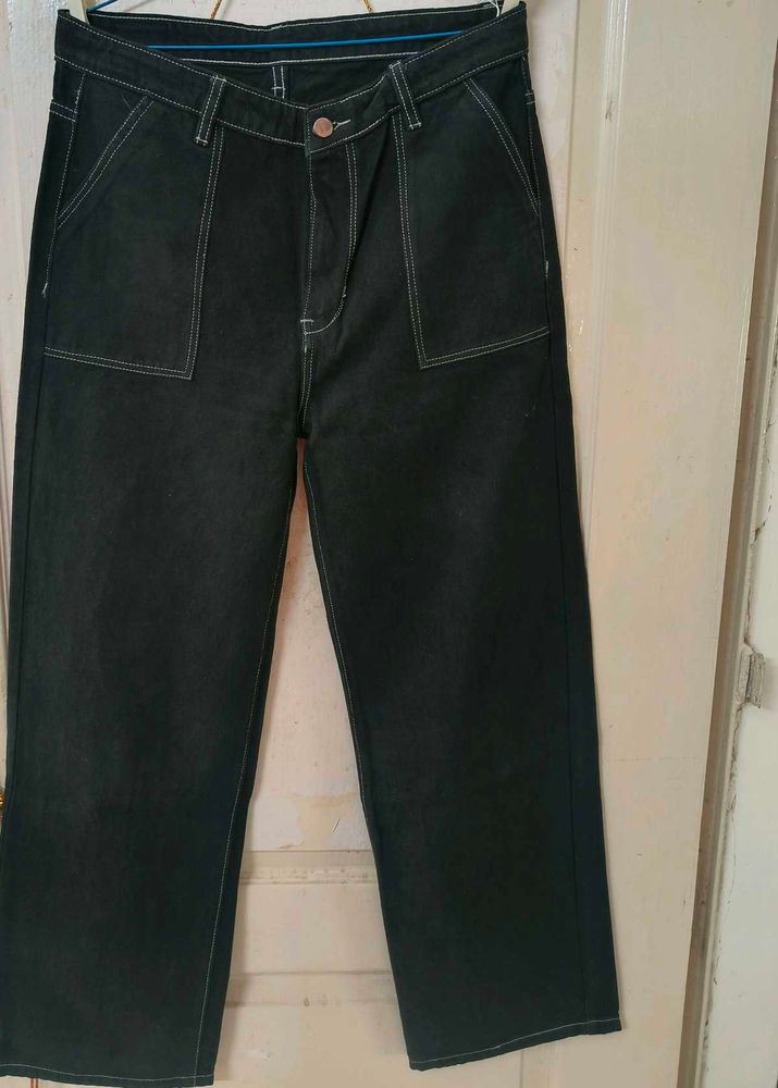 Dark Wash Wide Leg Jeans
