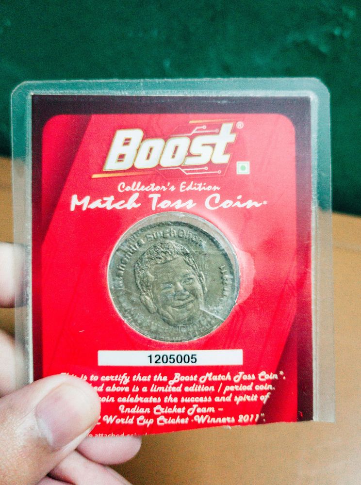 renLimited Edition MS Dhoni Match Toss Coin