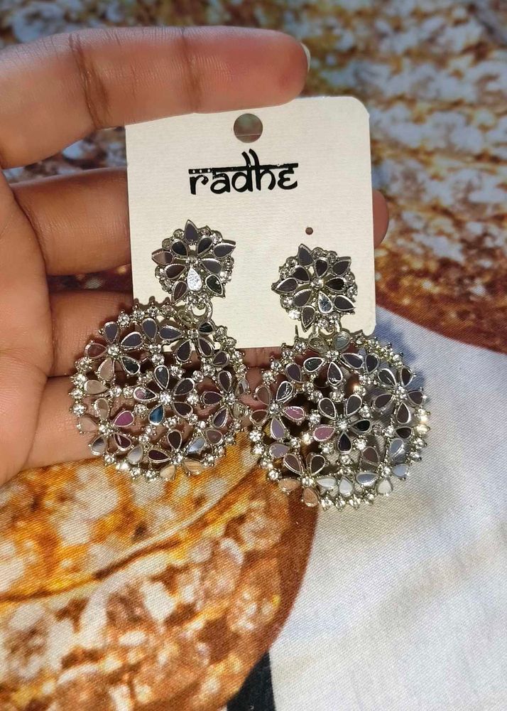 mirror work earings
