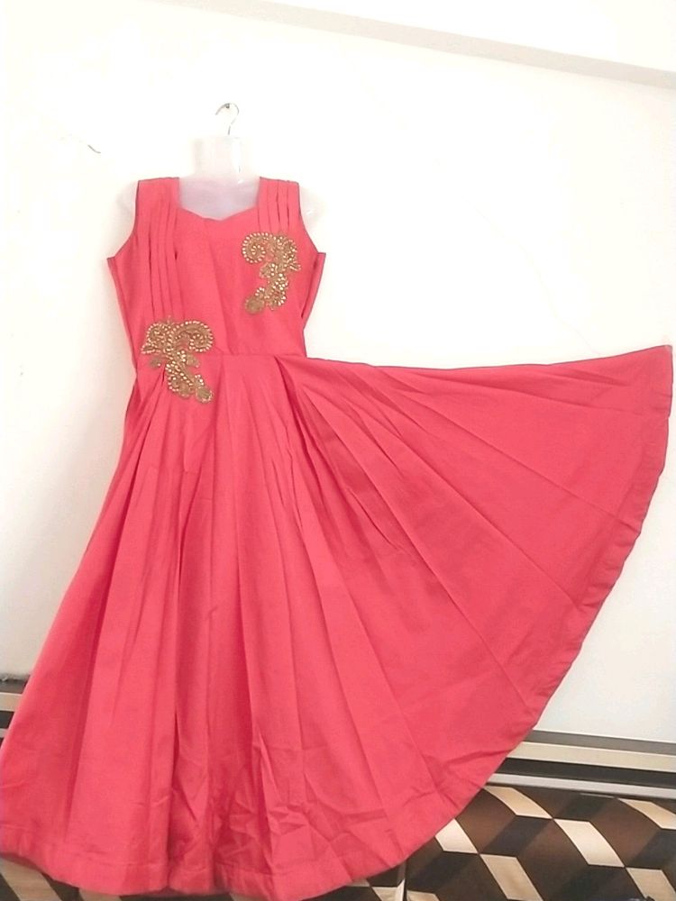Bollywood Style Beautiful Attractive Anarkali Long Gown With Bottomwear And Duppatta🥳🥳🥳💥💥💥💥