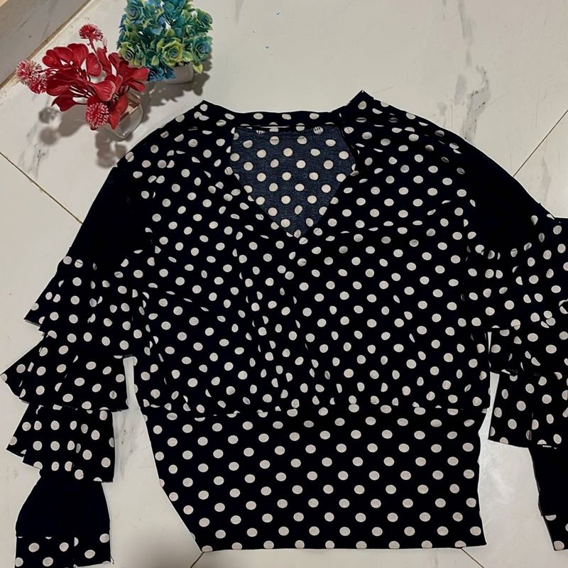 Ruffle Sleeve Top