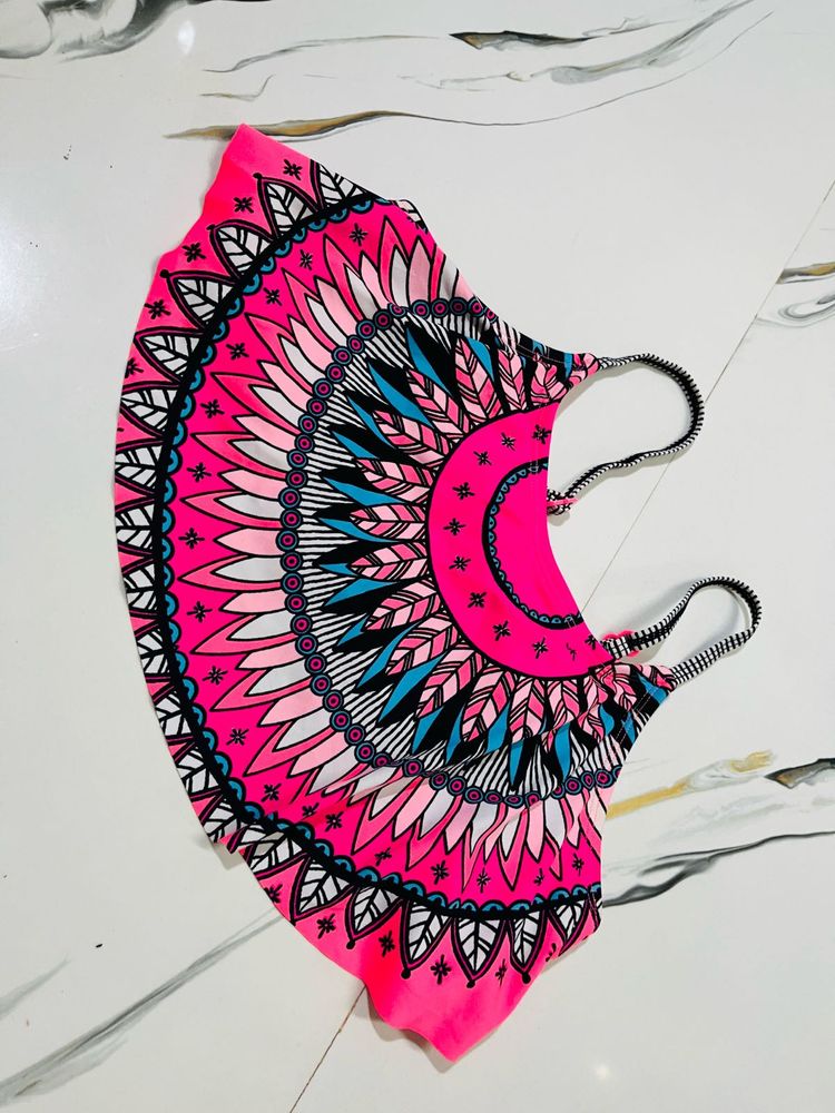 Vibrant Pink Tribal Print  Top