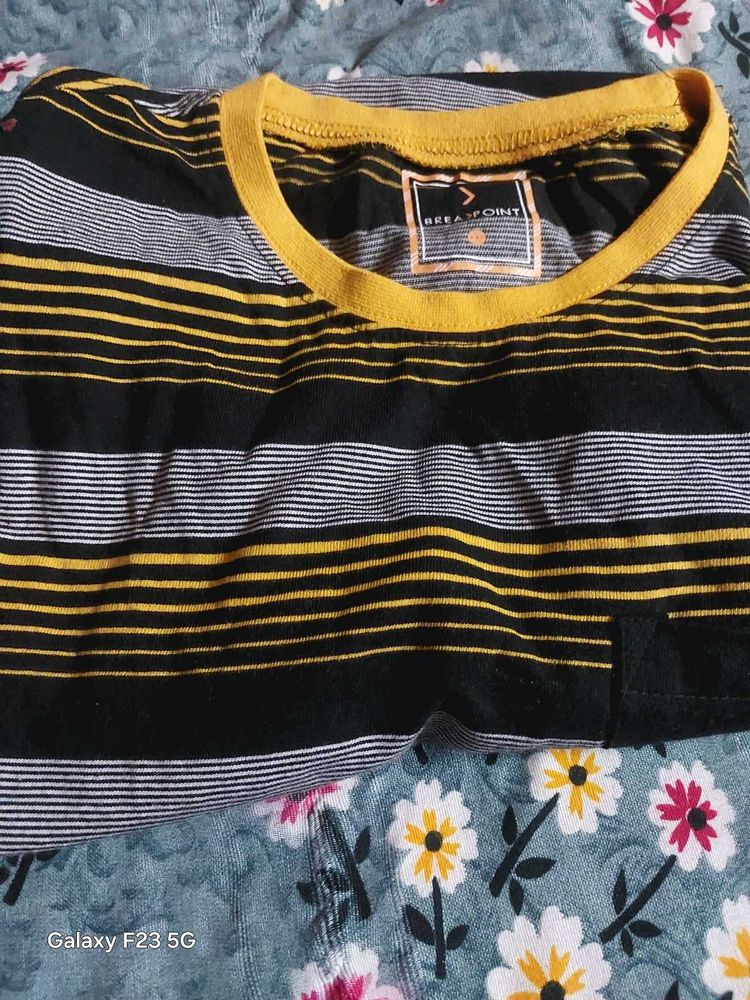 Striped T-Shirt with Pocket