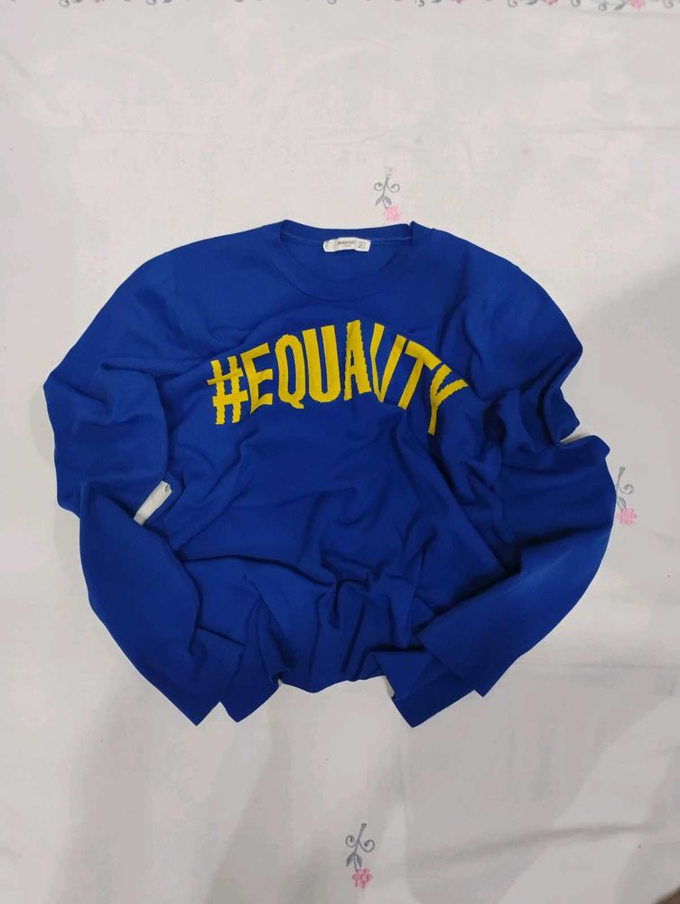 MANGO "EQUALITY" RARE Sweatshirt