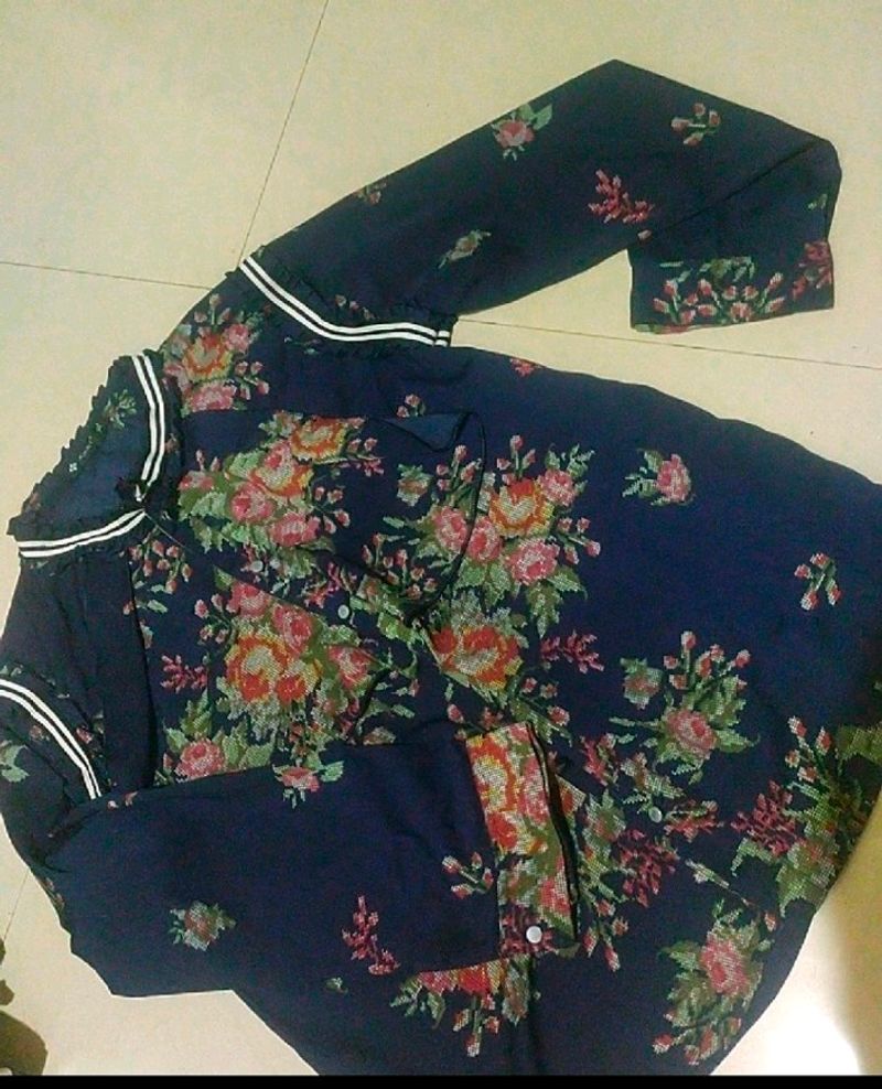 Navy Blue Top