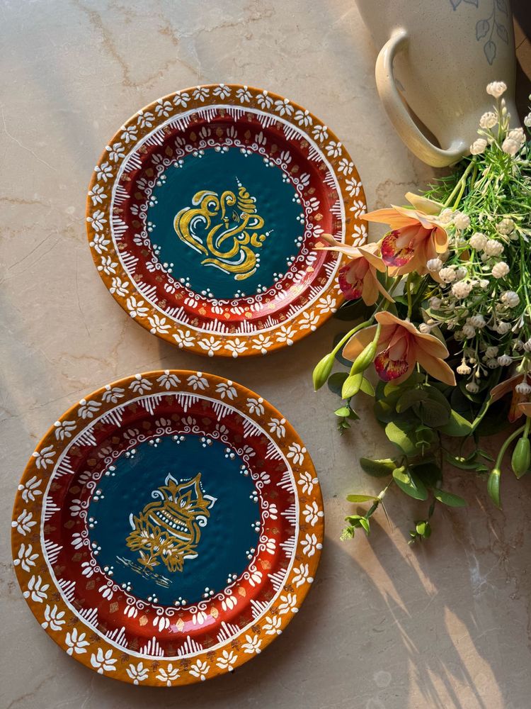 Decorative Hand-Painted Plates