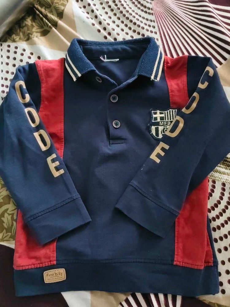 Boys' Long Sleeve Polo Shirt