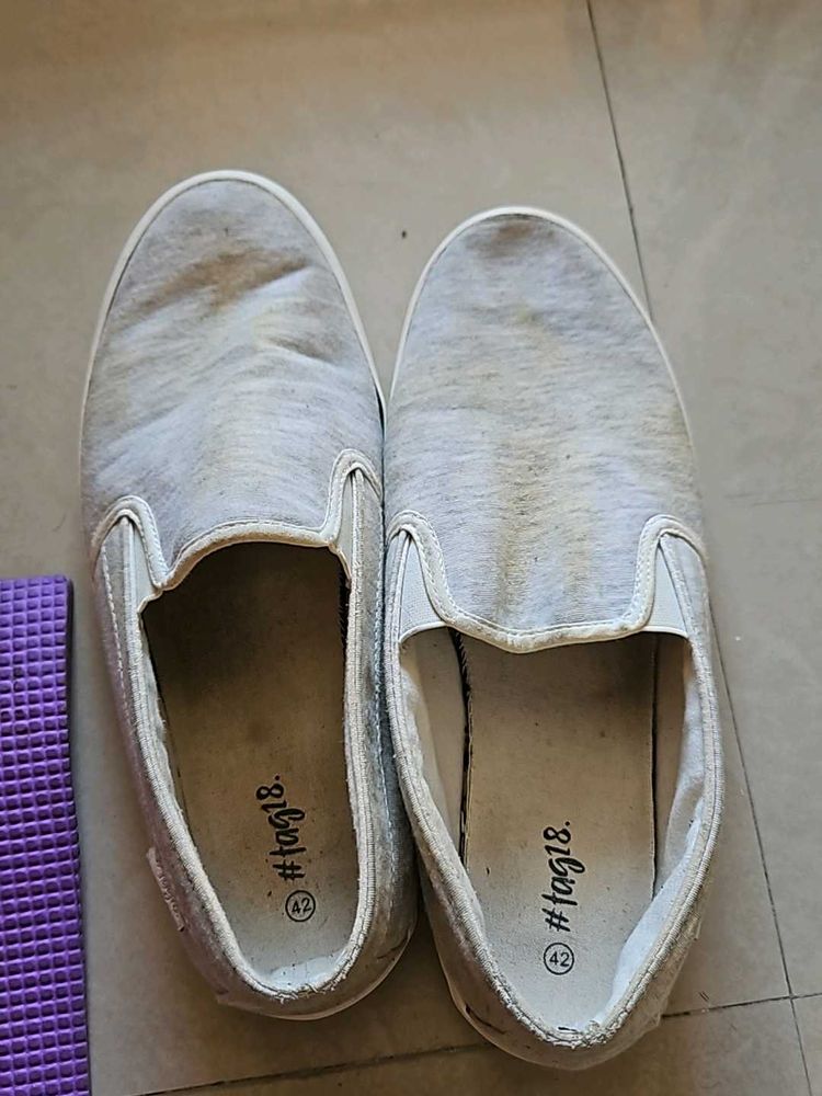 Grey #tag18 Slip-on Sneakers - Size 42