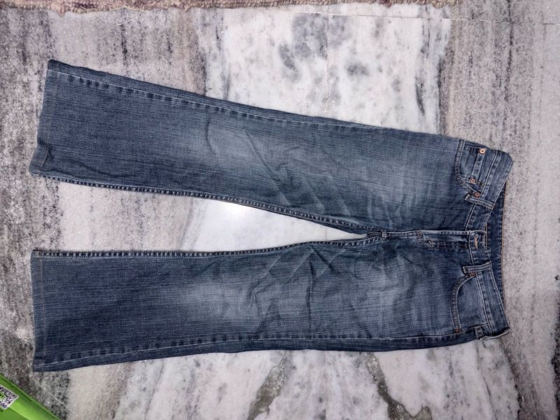 Blue Bootcut Denim Jeans