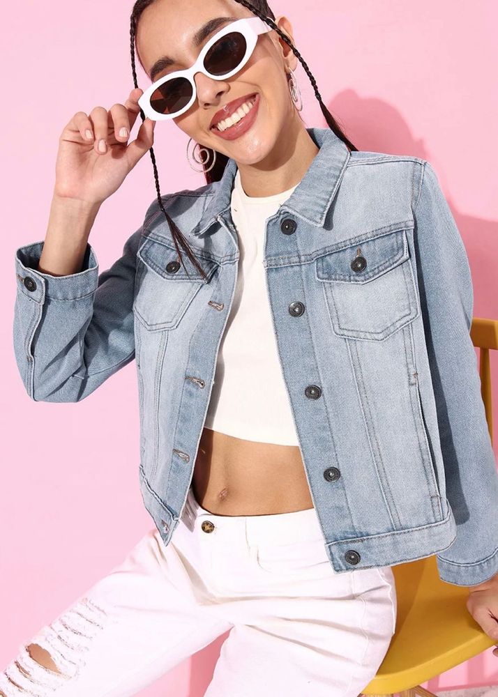 Classic Light Wash Denim Jacket