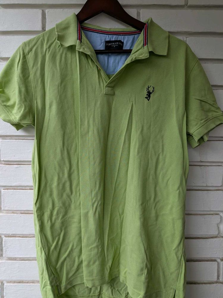 Men's Light Green Polo Shirt