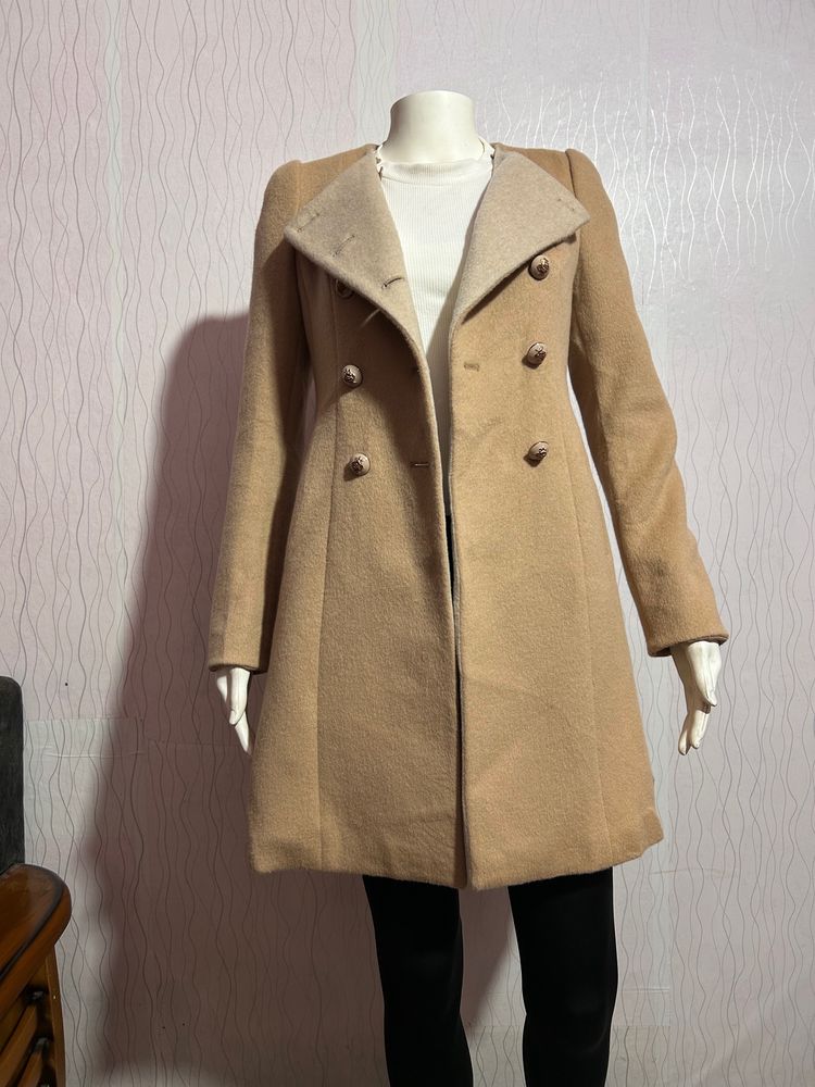 Beige Overcoat