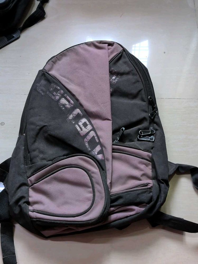 Stylish Two-Tone Backpack