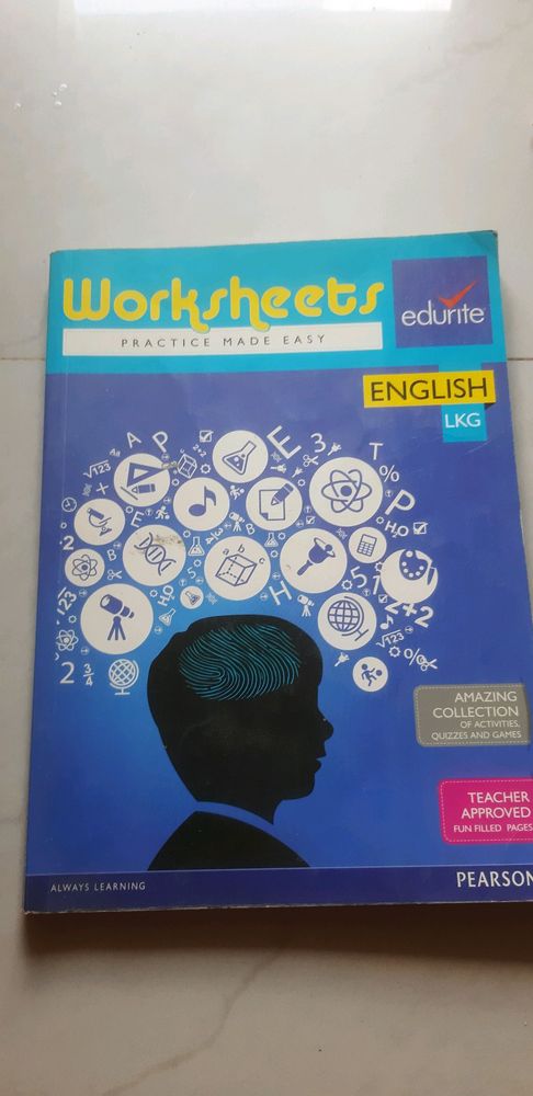 English worksheets book for preschoolers