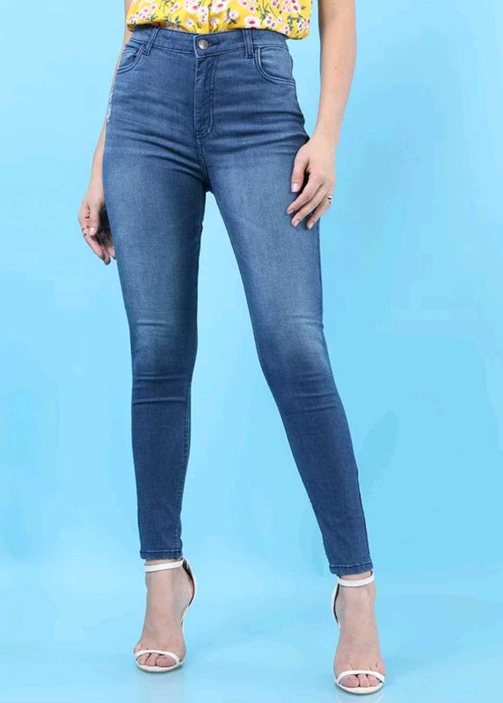 Women's skinny High Rise Light Blue Jeans