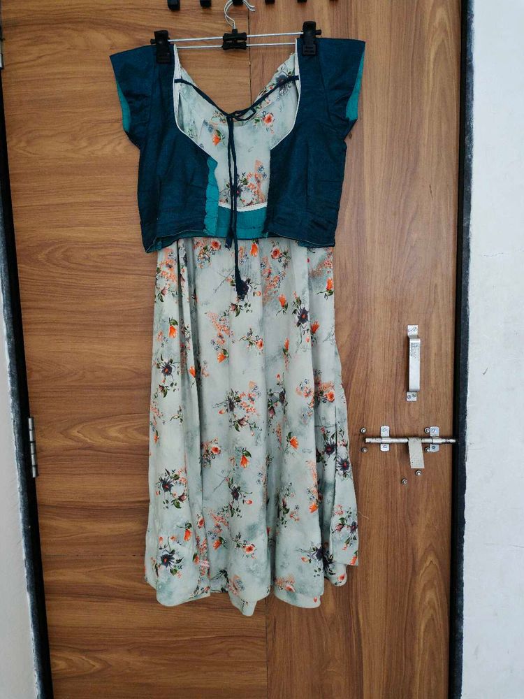 Floral Print Lehenga Choli Set