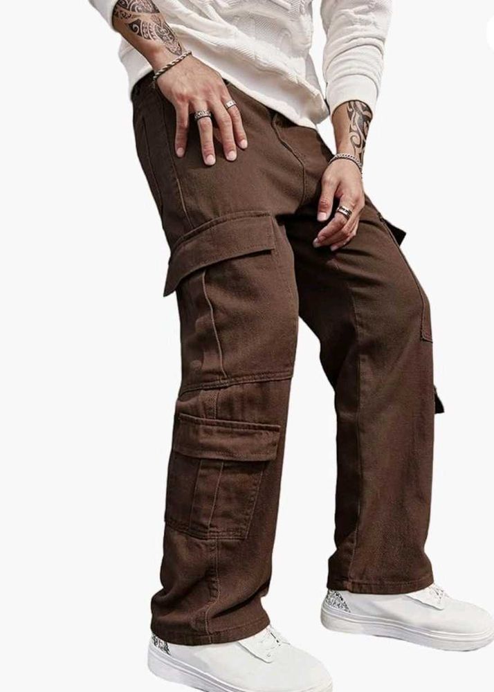 🤎 BRAND NEW Men's Brown Cargo Pants🤎