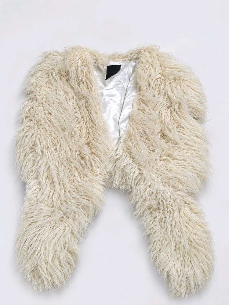 stylish Shaggy Faux Fur Vest Jacket