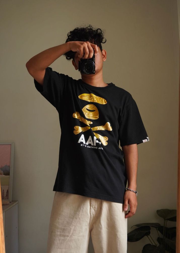BAPE AAPE Skull Graphic T-Shirt