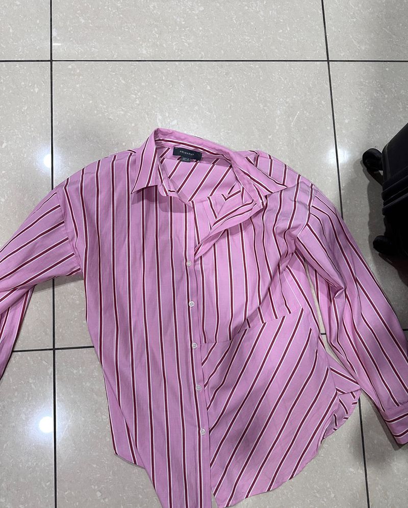 Striped Pink Shirt