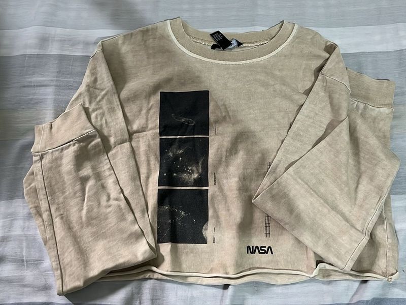 NASA Graphic Long Sleeve Top