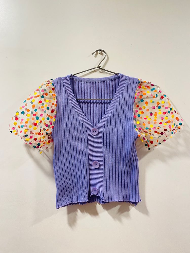 Purple Cute Top