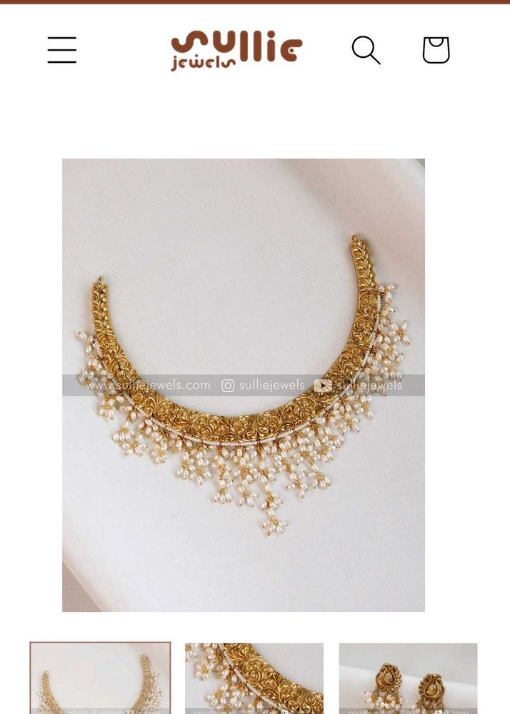 NEW 3168  guttapusalu designer hasli with stud