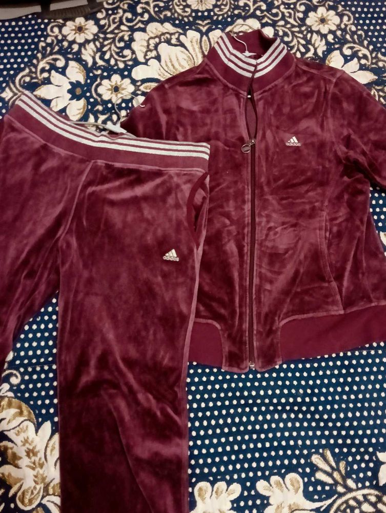 Velour Tracksuit Set