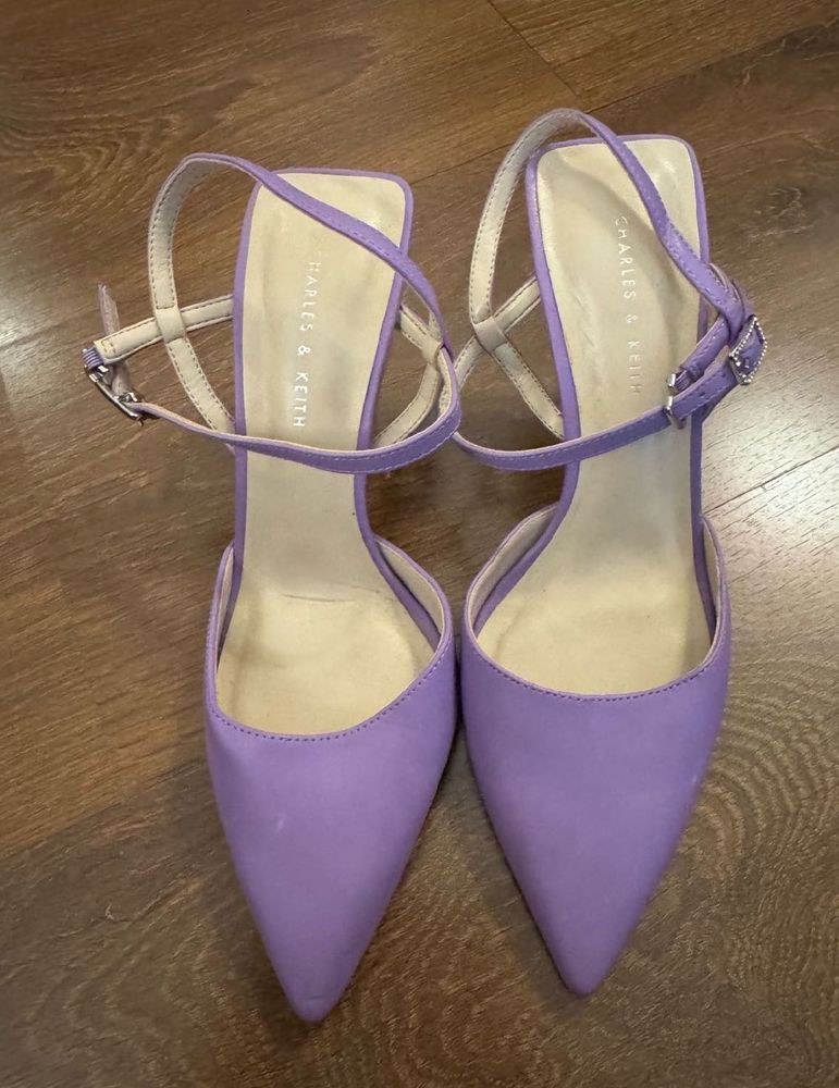 Charles &amp; Keith Lavender Heels
