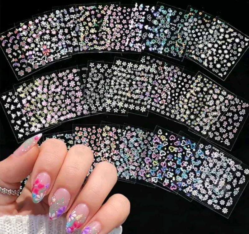 15 Sheets Nail Art Stickers