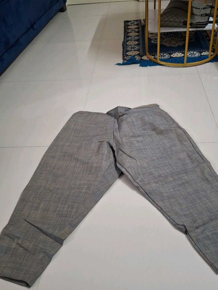 Women's Grey Ethnic Pants