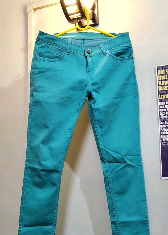 Teal Jeans