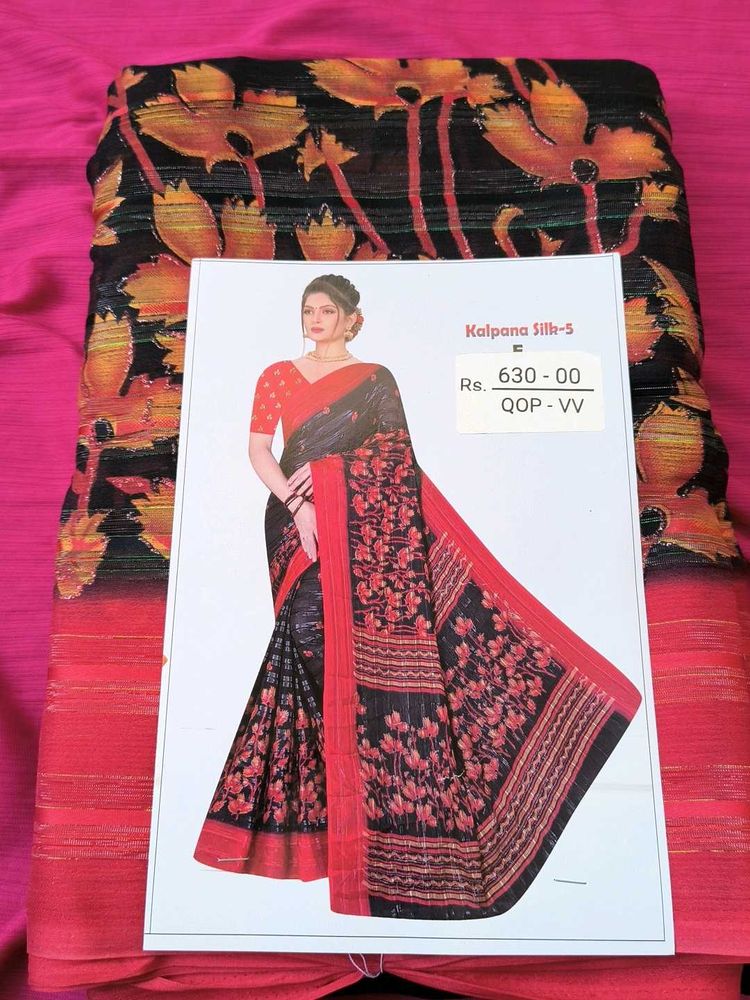 Beautiful Kalamkari Print Saree